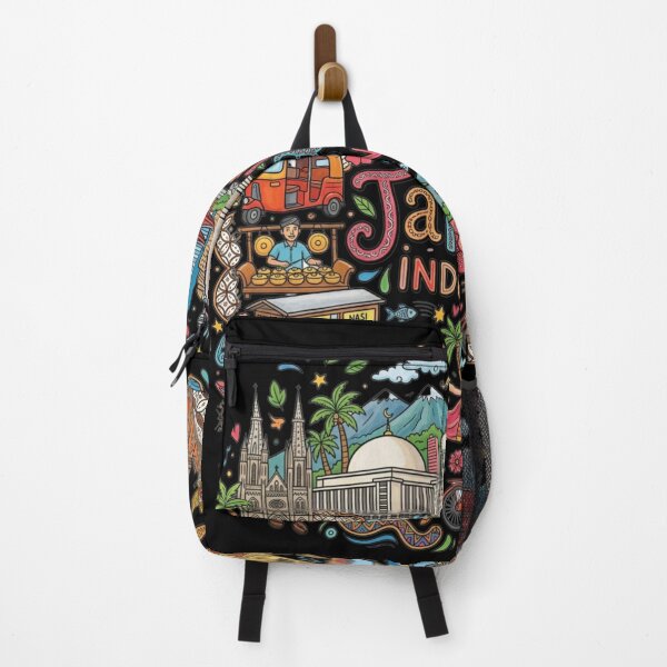 Item preview, Wonderful Jakarta Indonesia Travel Souvenir Heritage Colorful Cultural Doodle designed and sold by arisukma11.
