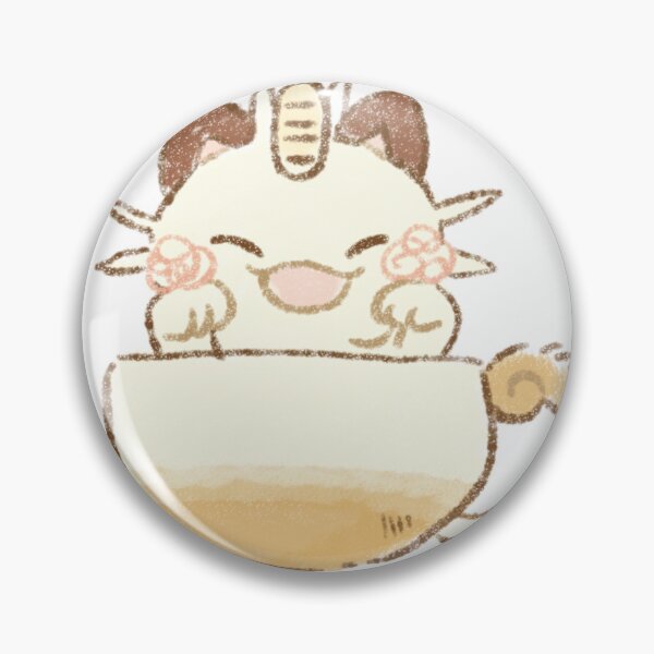 Item preview, Meowth cup designed and sold by Pokemarie.