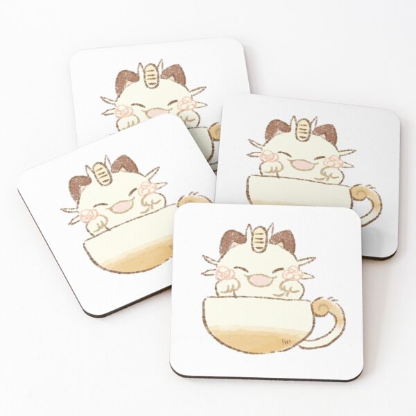 Item preview, Meowth cup designed and sold by Pokemarie.