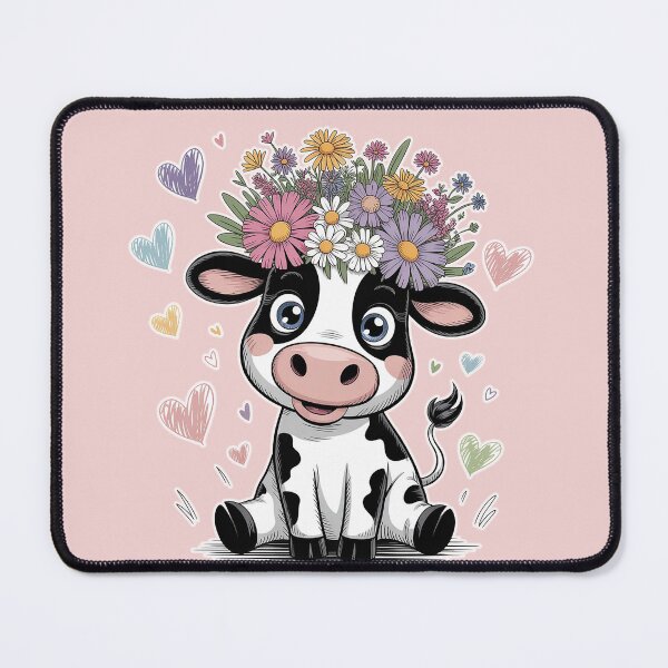 Item preview, Happy Spring Cow Shirt – Floral Crown Farmcore Cow Graphic Tee designed and sold by New Texas Republic.