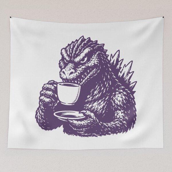 Item preview, Godzilla Coffee Break designed and sold by FLATVAC STICKER.