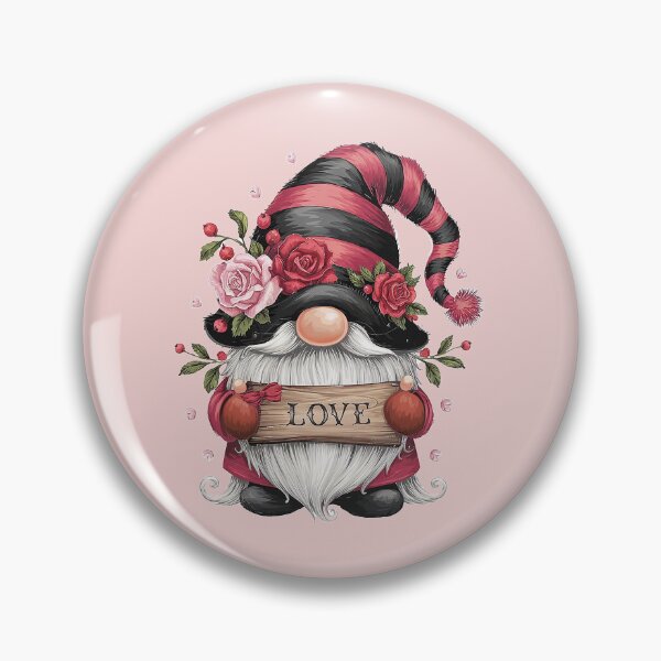 Item preview, Cute Love Gnome Shirt – Valentine's Day Heart Graphic Tee designed and sold by New Texas Republic.