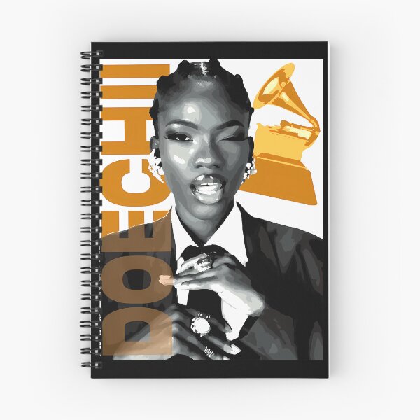 Item preview, Stylized Black And White Portrait Of Doechii designed and sold by Strangers ..