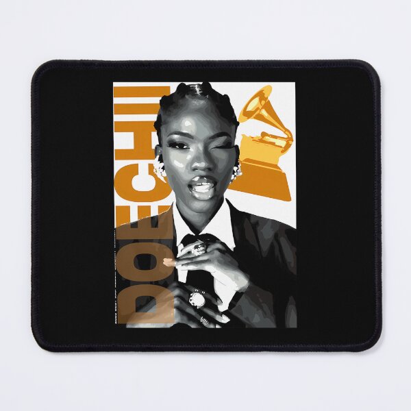 Item preview, Stylized Black And White Portrait Of Doechii designed and sold by Strangers ..