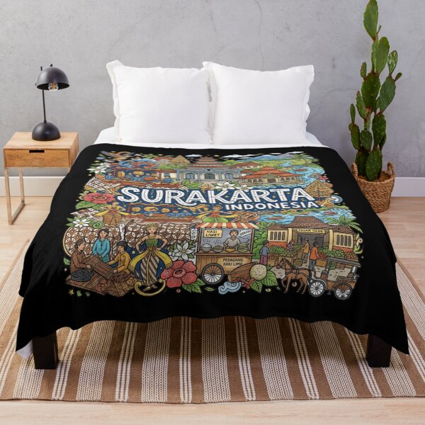 Item preview, Wonderful Surakarta Solo Indonesia Travel Souvenir Heritage Colorful Cultural Doodle designed and sold by arisukma11.