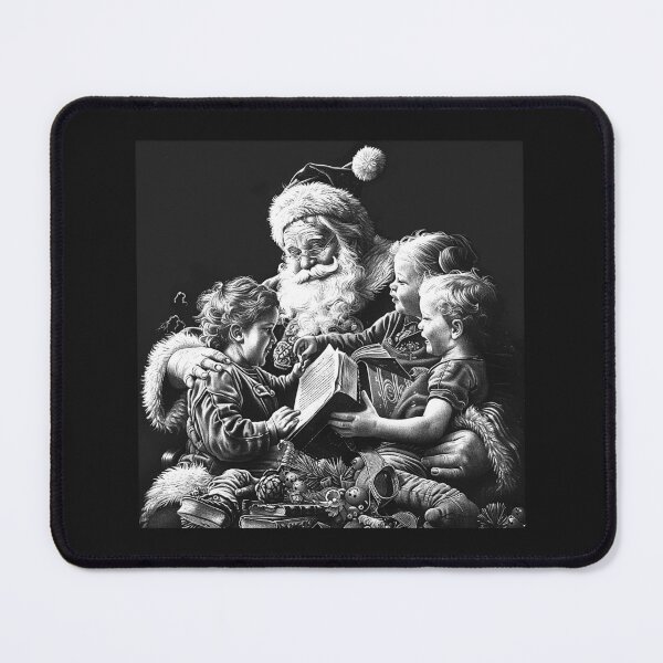 Item preview, Santa Reading a Christmas Story to Children designed and sold by inkoutninja.