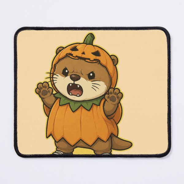 Item preview, Cute Pumpkin Otter Halloween Costume Kawaii Cartoon designed and sold by ArtFazza.
