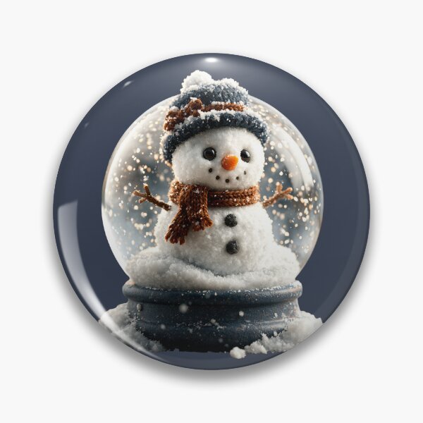 Item preview, Cute Snowman in a Winter Snow Globe designed and sold by colorful-white.