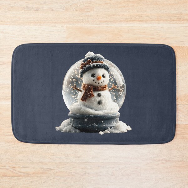 Item preview, Cute Snowman in a Winter Snow Globe designed and sold by colorful-white.