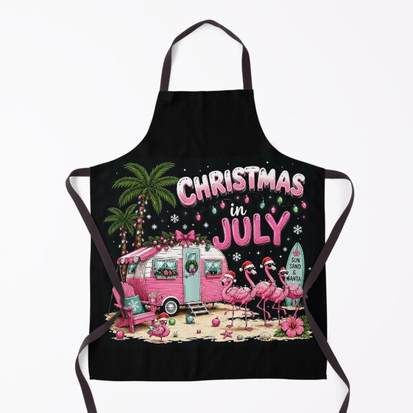 Item preview, Christmas In July Flamingo Trailer Funny Xmas Summer Camp designed and sold by OlakunleOloroz.