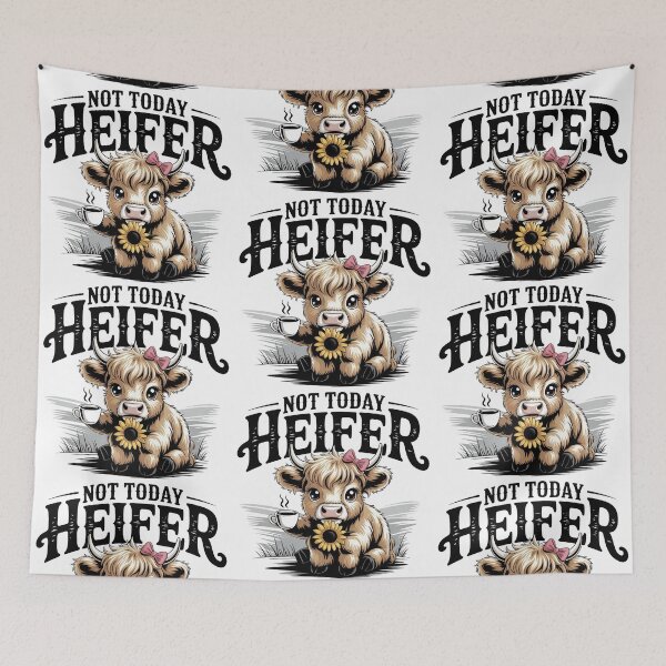 Item preview, Not Today Heifer designed and sold by New Texas Republic.