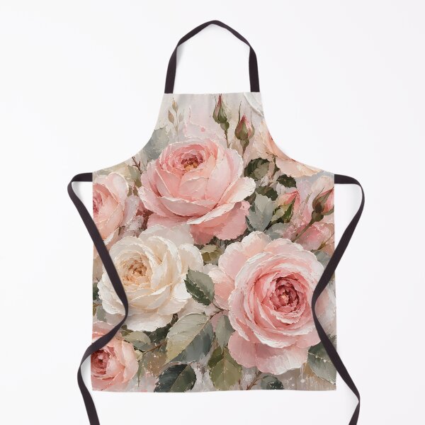 Item preview, Soft Pink Rose Bouquet Impasto Oil Painting Fine Art designed and sold by ChubbyGoong.