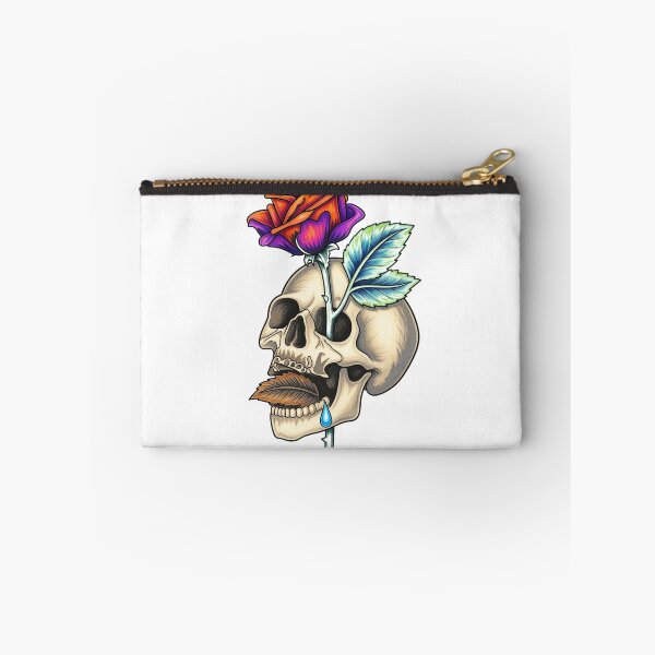 Item preview, Skull with Vibrant Rose	 designed and sold by Nemirgstd.