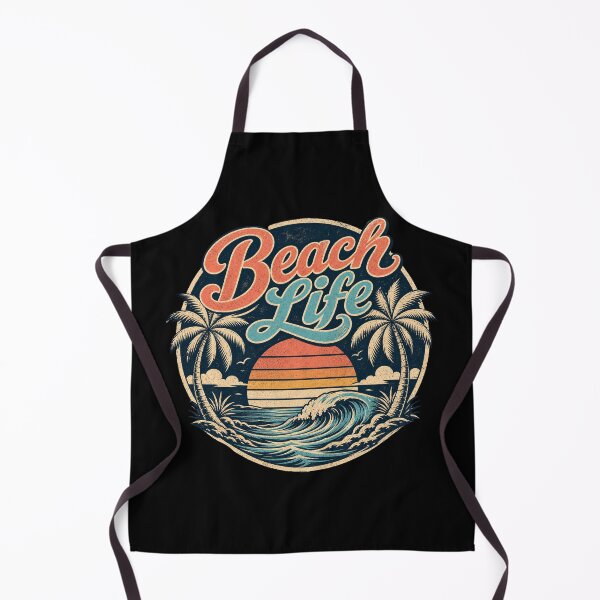 Item preview, Beach Life - Retro Tropical Ocean Wave and Sunset designed and sold by Graphic Vibe Designs.