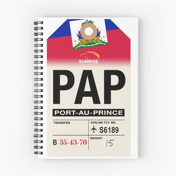 Item preview, Port-au-Prince (PAP) Haiti Airline Luggage Tag designed and sold by travelwitheric.