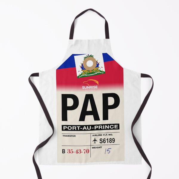 Item preview, Port-au-Prince (PAP) Haiti Airline Luggage Tag designed and sold by travelwitheric.