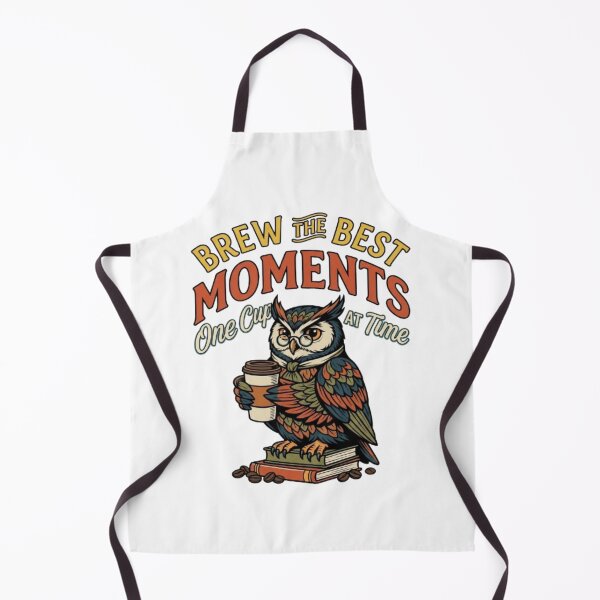 Item preview, Brew The Best Moments Vintage Owl Coffee Quote designed and sold by My-Hoodies.
