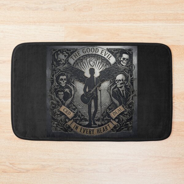 Item preview, Feathered Musician Silhouette Skull Engraving designed and sold by Voodoo Store Paranormal Collections.
