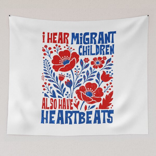 Item preview, I Hear Migrant Children Also Have Heartbeats designed and sold by watanabeee.