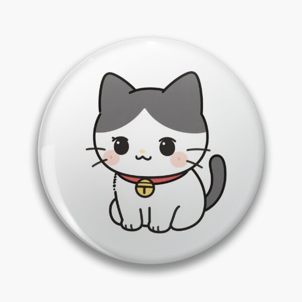 Aperçu de l'œuvre Kawaii Kitty : Chat mignon de dessin animé japonais créée et vendue par refreshings.