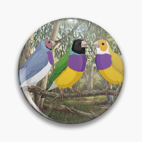 Item preview, Gouldians in Eucalyptus Trees designed and sold by Gouldian Care.