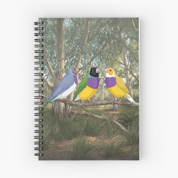 Item preview, Gouldians in Eucalyptus Trees designed and sold by Gouldian Care.