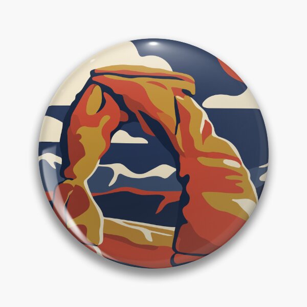 Item preview, Arches National Park USA Travel Vintage designed and sold by RareDeerArt.