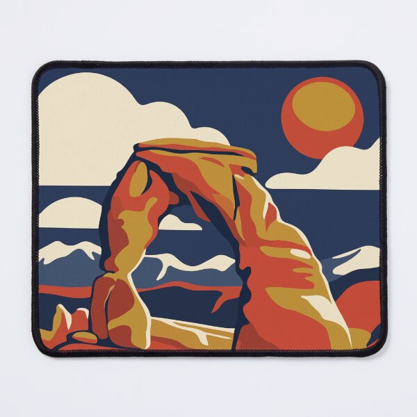 Item preview, Arches National Park USA Travel Vintage designed and sold by RareDeerArt.