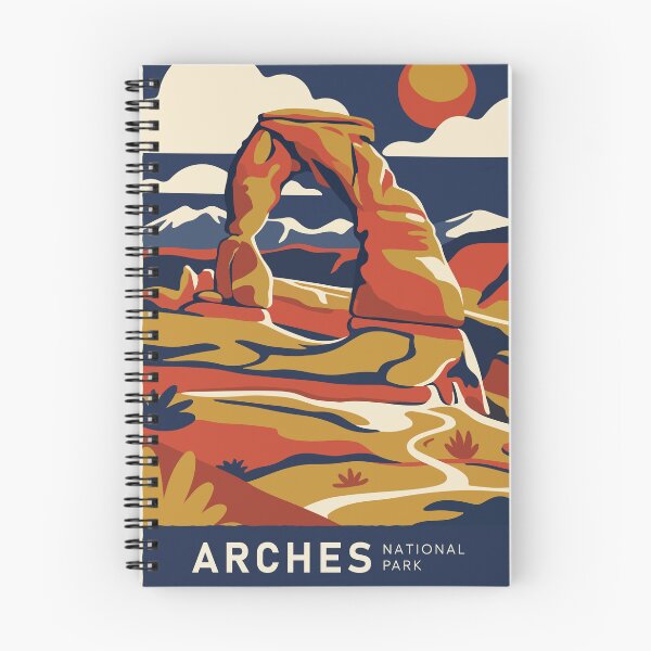 Item preview, Arches National Park USA Travel Vintage designed and sold by RareDeerArt.