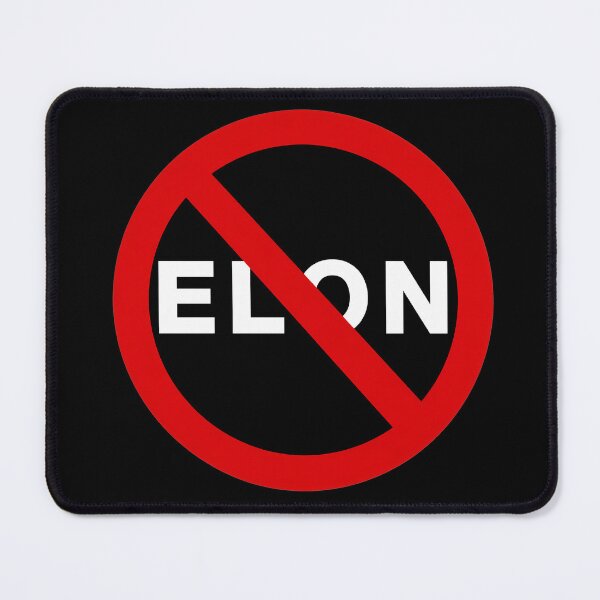 Item preview, No Elon designed and sold by NoThoughtsCat.