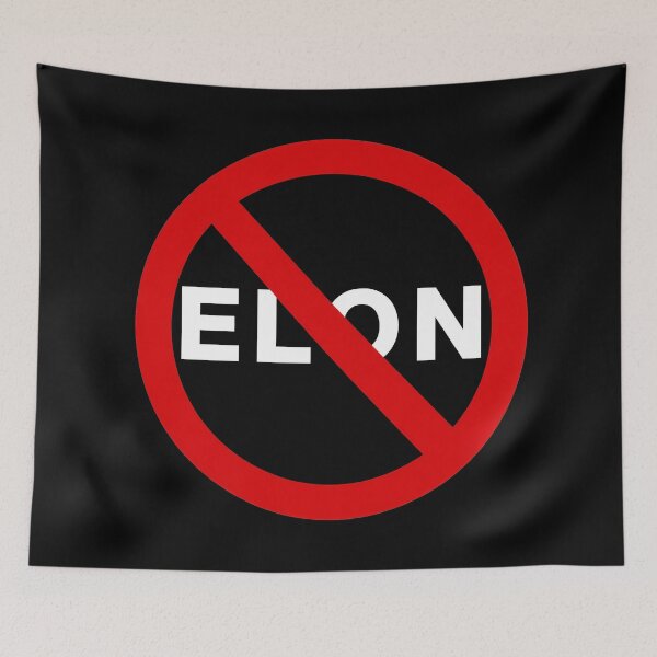 Item preview, No Elon designed and sold by NoThoughtsCat.
