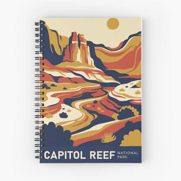 Item preview, Capitol Reef National Park USA Travel Vintage designed and sold by RareDeerArt.