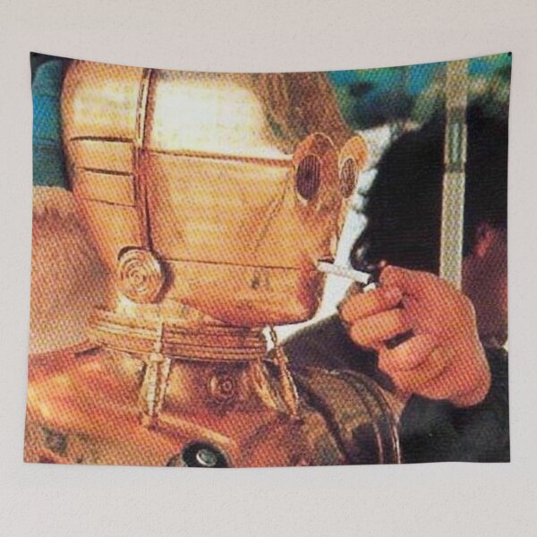 Item preview, C-3PO tomando un descanso para fumar designed and sold by sheillaVerhag.