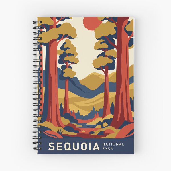 Item preview, Sequoia National Park USA Travel Vintage designed and sold by RareDeerArt.