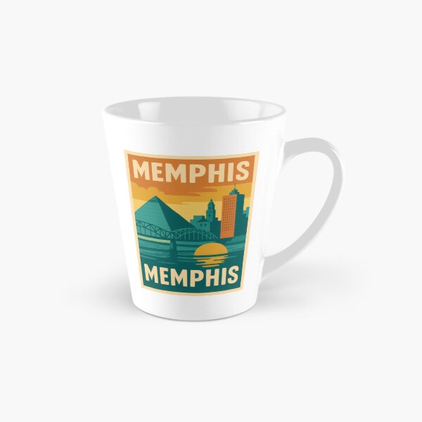 Item preview, Retro Pop Art Poster Illustration of Memphis | Bold Beale Street, Mississippi River & Downtown Skyline | Vintage Music City Wall Art Decor designed and sold by PaintedPixels01.