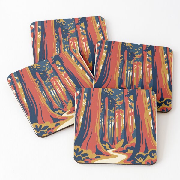 Item preview, Redwood National Park USA Travel Vintage designed and sold by RareDeerArt.