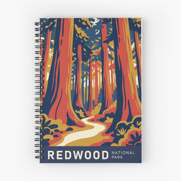 Item preview, Redwood National Park USA Travel Vintage designed and sold by RareDeerArt.