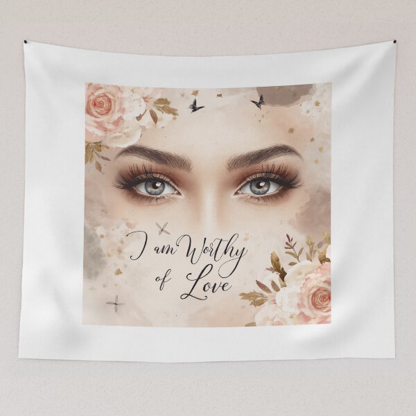Item preview, I Am Worthy Of Love designed and sold by Fresh Starts.