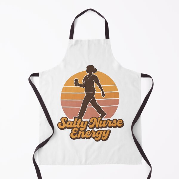 Item preview, Salty Nurse Energy Shirt, Retro Sunset Nurse T-Shirt, Vintage 70s Style Nurse Gift Tee, Coffee Tumbler Nurse Silhouette Shirt designed and sold by TshirtsLabs.