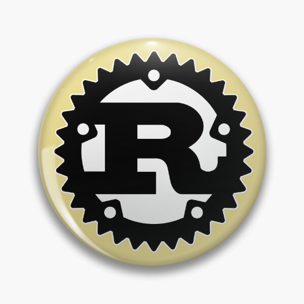 Item preview, RUST logo designed and sold by NoThoughtsCat.