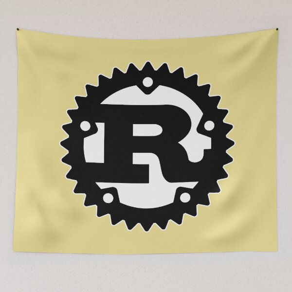 Item preview, RUST logo designed and sold by NoThoughtsCat.