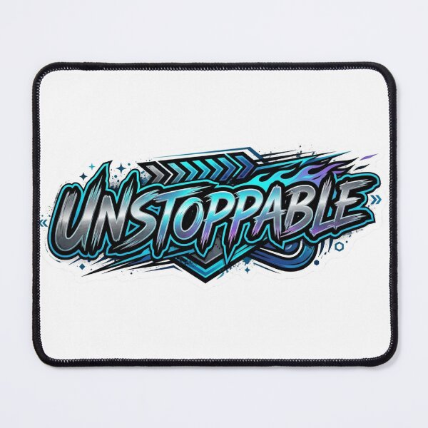 Item preview, UNSTOPPABLE - Electric Blue Graffiti Racing designed and sold by MR4me.