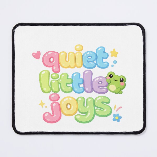 Item preview, Quiet Little Joys Frog Sticker | Cute Kawaii Cottagecore Happiness Gift designed and sold by Moss & Mellow.