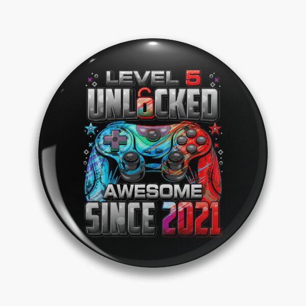 Item preview, Level 5 Unlocked Awesome Since 2021 designed and sold by Hugosploosh.