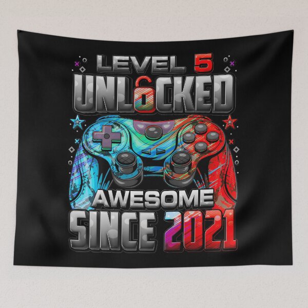 Item preview, Level 5 Unlocked Awesome Since 2021 designed and sold by Hugosploosh.
