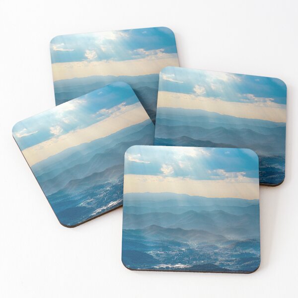 Item preview, Sunbeams Over Misty Blue Mountains designed and sold by Jomsunshine.