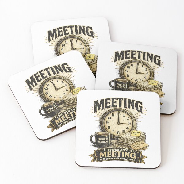 Item preview, I Survived Another Meeting That Should Have Been An Email | Funny Office Humor Shirt | Corporate Meeting Gift | Work Happens designed and sold by A.I. Does Art.