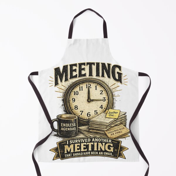 Item preview, I Survived Another Meeting That Should Have Been An Email | Funny Office Humor Shirt | Corporate Meeting Gift | Work Happens designed and sold by A.I. Does Art.