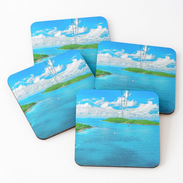 Item preview, Phu Quoc Cable Car Over Turquoise Sea designed and sold by Jomsunshine.