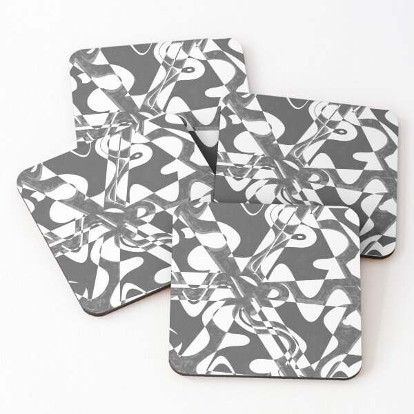 Item preview, Asanoha Flux Monochrome designed and sold by TexSta.